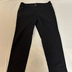 Black Pants With Gold Hardware